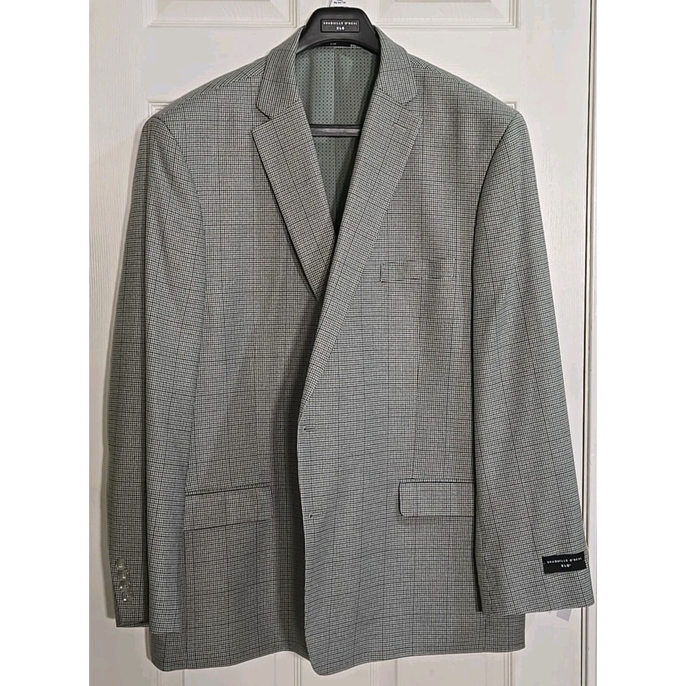 Shaquille O'Neal Suit Jacket 54 LONG Sport Coat Green Stretch NEW